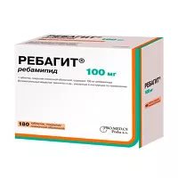 Изображение товара Ребагит таблетки покрыт. п/о 100мг, №180