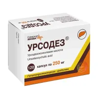 Изображение товара Урсодез капсулы 250мг, №120