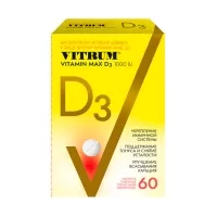 Изображение товара Vitrum Витамин Д3 Макс таблетки, №60