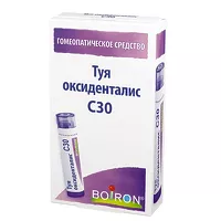 Изображение товара Туя оксиденталис С 30 гранулы д/рассас. гомеопатические, 4г
