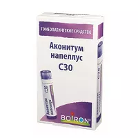 Изображение товара Аконитум напеллус С30 гранулы д/рассас. гомеопатические, 4г