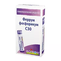 Изображение товара Феррум фосфорикум С30 гранулы д/рассас. гомеопатические, 4г