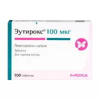 Изображение товара Эутирокс таблетки 100мкг, №100 Мерк