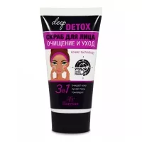 Изображение товара Floresan Deep detox скраб для лица с активированным углем, 150мл