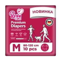 Изображение товара Reva Care подгузники-трусы для взрослых М (80-120см), 10шт