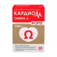 Изображение товара Кардиом Омега-3 форте капсулы 1000мг, №30
