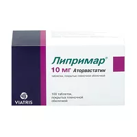 Изображение товара Липримар таблетки покрыт. п/о 10мг, №100 Виатрис