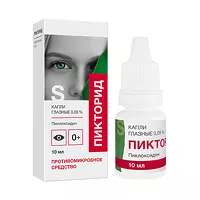 Изображение товара Пикторид-СОЛОфарм капли глазные 0,05%, 10мл