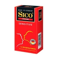 Sico Sensitive презервативы Контурные анатомической формы, №12