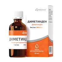 Изображение товара VitaScience Диметинден капли д/приема внутрь 1мг/мл, 20мл