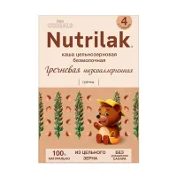 Изображение товара Nutrilak Procereals каша детская безмолочная гречневая цельнозерновая низкоаллергенная, без сахара(4+мес), 200г