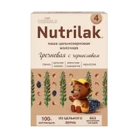 Изображение товара Nutrilak Procereals каша молочная гречневая с черносливом цельнозерновая, без сахара (4+мес), 200г