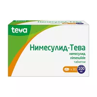 Изображение товара Нимесулид Тева таблетки 100мг, №30