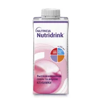 Изображение товара Nutridrink жидкая смесь высококалорийная со вкусом клубники, 200мл