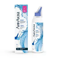 Изображение товара ЛинАква Софт аэрозоль для промывания и орошения полости носа, 150мл Гротекс