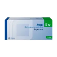 Изображение товара Аторис таблетки покрыт. п/о 40мг, №30