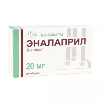 Изображение товара Эналаприл таблетки 20мг, №20