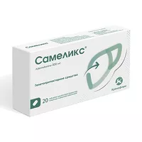 Изображение товара Самеликс таблетки покрыт. кишечнораств. плен. об. 500мг, №20