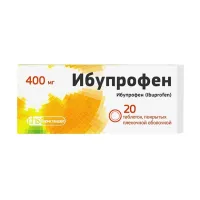 Изображение товара Ибупрофен таблетки покрыт. п/о 400мг, №20