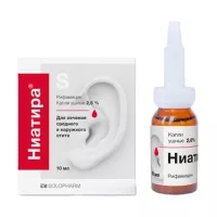 Изображение товара Ниатира капли ушные 2,6%, 10мл