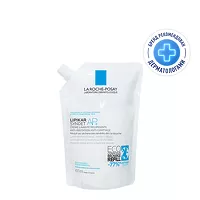 Изображение товара La Roche-Posay Lipikar Syndet AP+ Липидовосстанавливающий очищающий крем-гель для лица и тела, рефил (сменный блок), 400мл