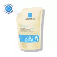Изображение товара La Roche-Posay Lipikar Huile Lavante AP+ Липидовосстанавливающее масло ши для ванны и душа для сухой, атопичной кожи, рефил (сменный блок), 400мл