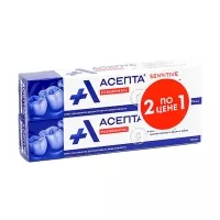 Изображение товара Asepta Sensitive профилактическая паста зубная, 75мл (набор 1+1)