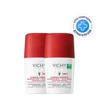Изображение товара Vichy Clinical Control Шариковый дезодорант-антиперспирант от избыточного потоотделения 96ч, 50мл 2шт