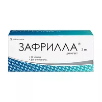 Изображение товара Зафрилла таблетки 2мг, №84