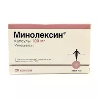 Изображение товара Минолексин капсулы 100мг, №20