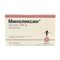 Изображение товара Минолексин капсулы 100мг, №20