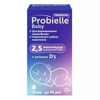 Изображение товара Probielle Baby пробиотик суспензия д/приема внутрь, 10мл