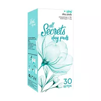 Изображение товара All secrets Soft Cotton ежедневные прокладки, 30шт