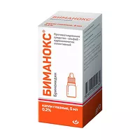 Изображение товара Биманокс капли глазные 0,2%, 5мл Ядран-Галенски