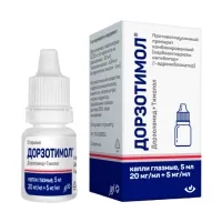 Изображение товара Дорзотимол капли глазные 20мг/мл+5мг/мл, 5мл Ядран-Галенски лаб