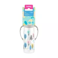 Изображение товара Lubby бутылочка для кормления с силиконовой соской медленного потока (0+), 250мл