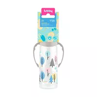 Изображение товара Lubby бутылочка для кормления с силиконовой соской медленного потока (0+), 250мл