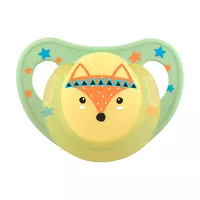 Изображение товара Lubby пустышка силиконовая со скошенным соском (6+мес)цвет в ассорт.