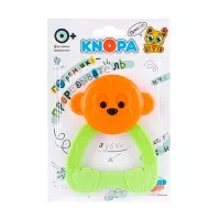 Изображение товара Knopa прорезыватель-погремушка Обезьянка (0+) цвет в ассортименте