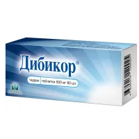 Изображение товара Дибикор таблетки 500мг, №60