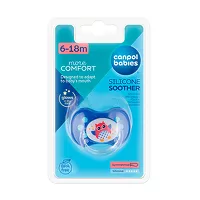 Изображение товара Canpol Babies OWLS пустышка силиконовая симметричная (6-18 мес), цвет в ассортименте