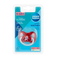 Изображение товара Canpol Babies соска-пустышка латексная, цвет красный (6+мес)