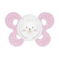 Chicco Physio Comfort пустышка силиконовая "Котик" (6-16 мес)
