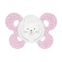 Изображение товара Chicco Physio Comfort пустышка силиконовая "Котик" (6-16 мес)