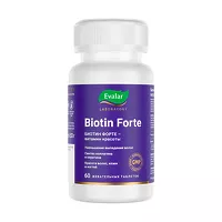 Изображение товара Эвалар Лаборатория Биотин форте таблетки жевательные, №60