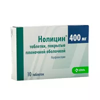 Изображение товара Нолицин таблетки покрыт. п/о 400мг, №10
