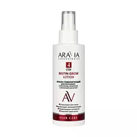 Изображение товара Aravia Laboratories лосьон стимулирующий для роста волос с биотином, кофеином и янтарной кислотой, 150мл