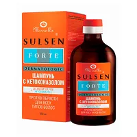 Изображение товара Mirrolla Sulsen forte шампунь с кетоконазолом против перхоти, 250мл