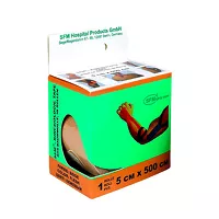 Изображение товара SFM Лента кинезиологическая хлопковая основа цвет бежевый, (5см*500см)