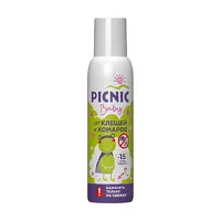 Изображение товара Picnic Baby аэрозоль от клещей и комаров, 125мл